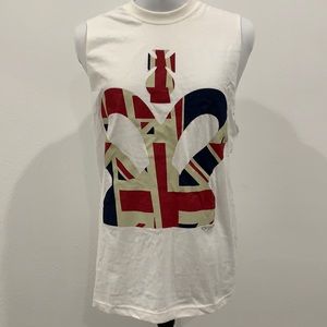 Topshop sleeveless t-shirt size S/M